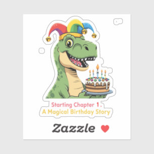 Sticker Histoire Magique du Premier Anniversaire du T-Rex 