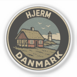Sticker Hjerm, Danemark Danemark