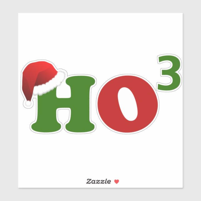 Sticker Ho Ho Ho Ho3 (Feuille)