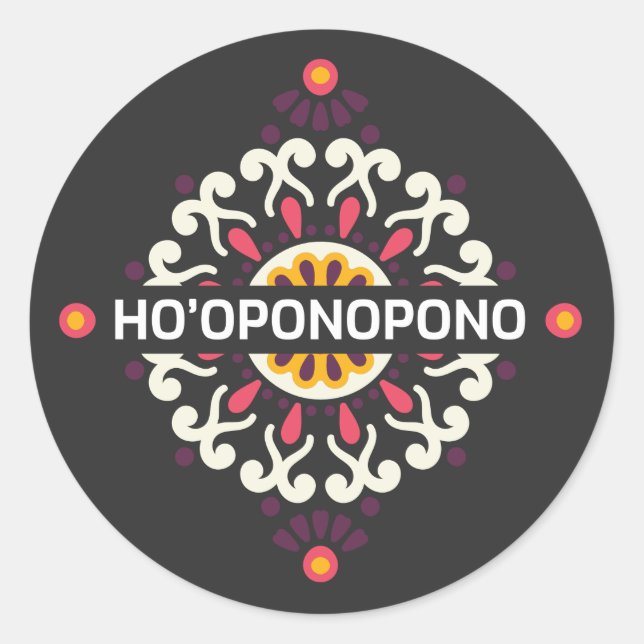 Sticker Ho’oponopono (Devant)
