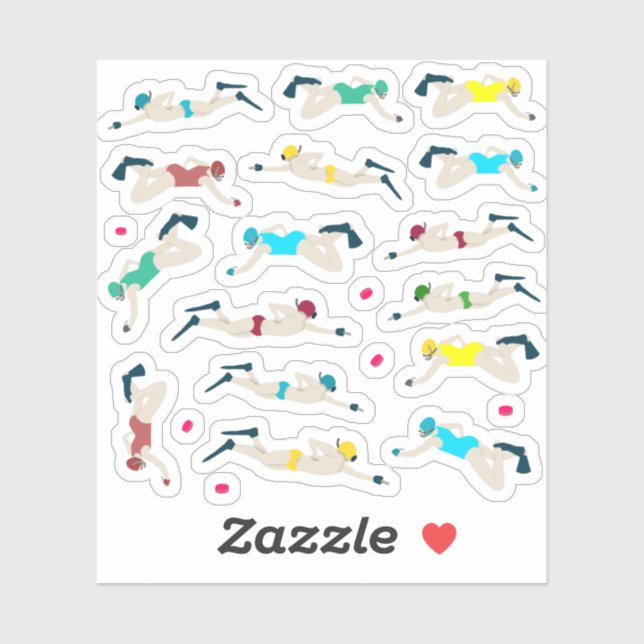 Sticker Hockey sous-marin (Feuille)