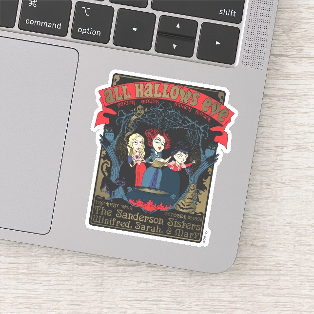 Sticker Hocus Pocus All Hallows’ Eve Enchantant (Détail)