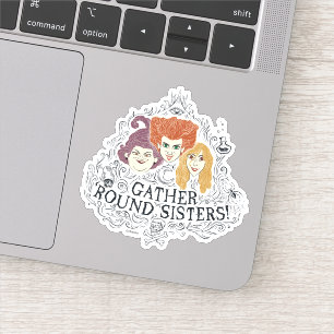Sticker Hocus Pocus Rassembler 'Soeurs Rondes