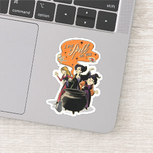 Sticker Hocus Pocus Retro Spellcasting Cauldron