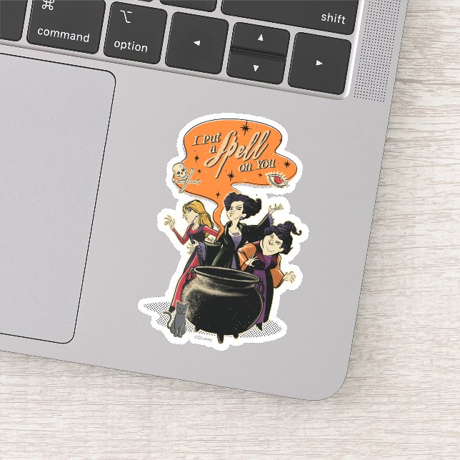 Sticker Hocus Pocus Retro Spellcasting Cauldron (Détail)