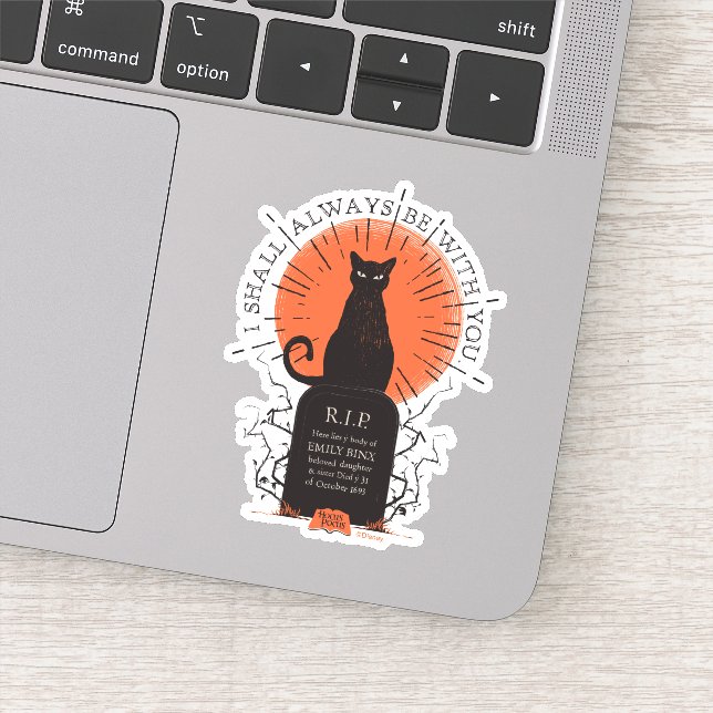 Sticker Hocus Pocus Thackery Binx Toujours Avec Vous (Détail)