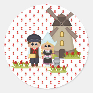 Sticker Holland Kids of the World Holland Tulips