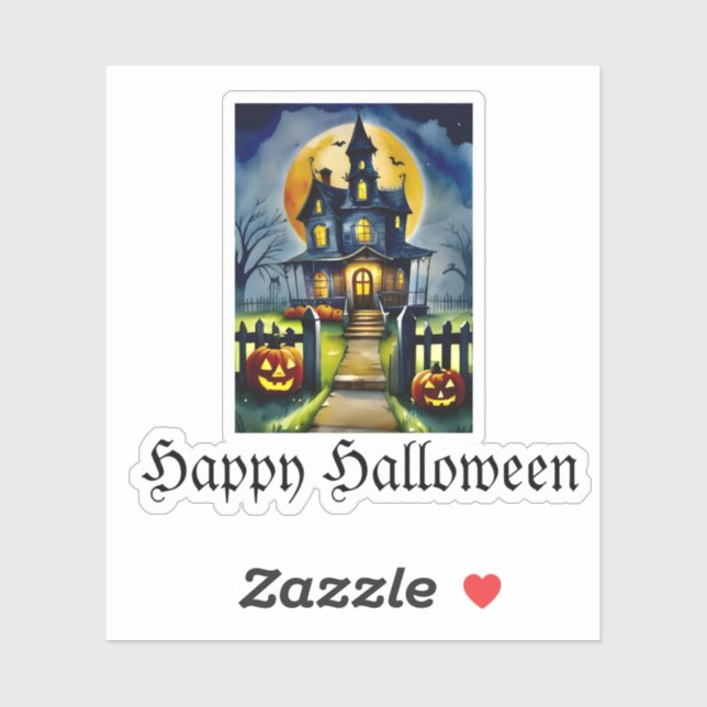 Sticker Hollow et Moon (Feuille)