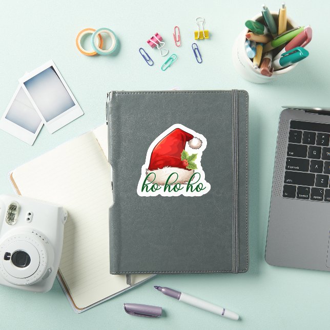Sticker Holly & Berries Christmas Hat (Couverture iPad)