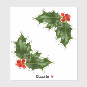 Sticker Holly Corners