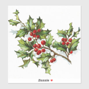 Sticker HollyBerries 002