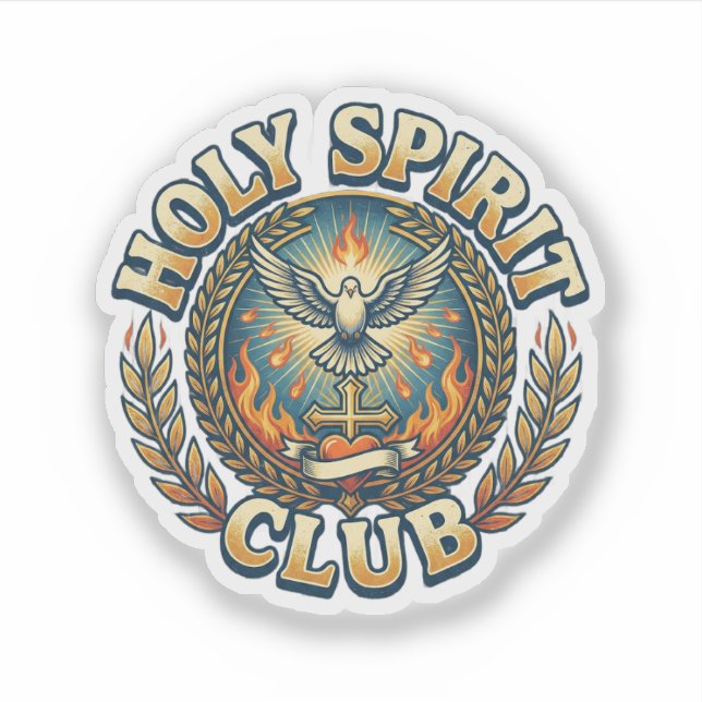 Sticker Holy Spirit Club (Devant)