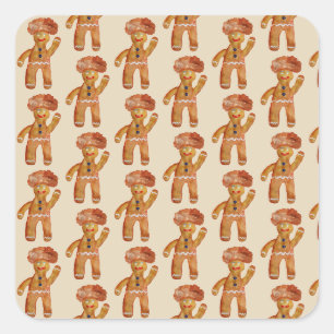 Sticker Homme en pain d'épices