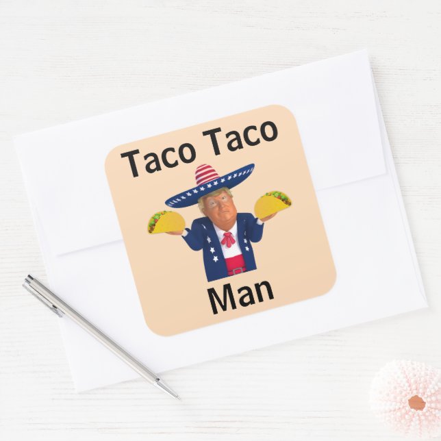 Sticker Homme Taco (Enveloppe)