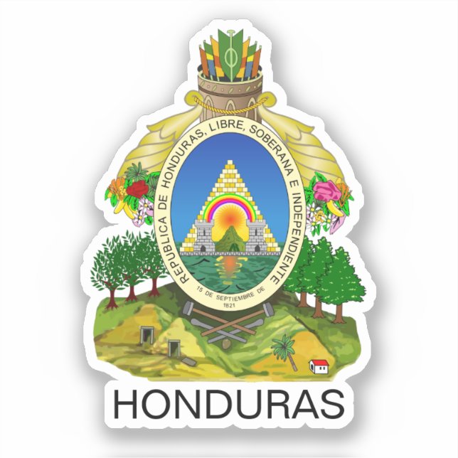 Sticker Honduras (Recto)