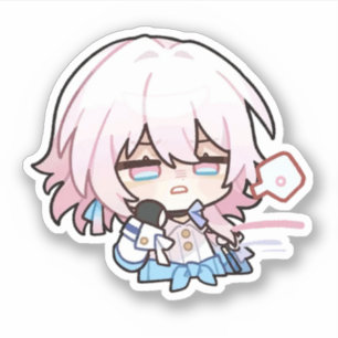 Sticker Honkai Star Rail Chibi 7 mars