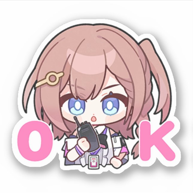Sticker Honkai Star Rail Chibi Asta (Devant)