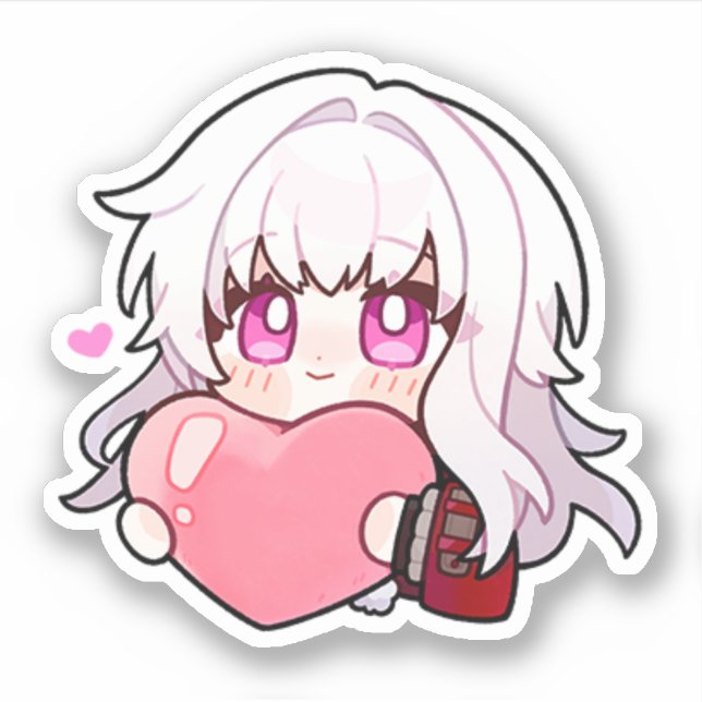 Sticker Honkai Star Rail Chibi Clara (Devant)