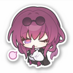 Sticker Honkai Star Rail Chibi Kafka Shhh