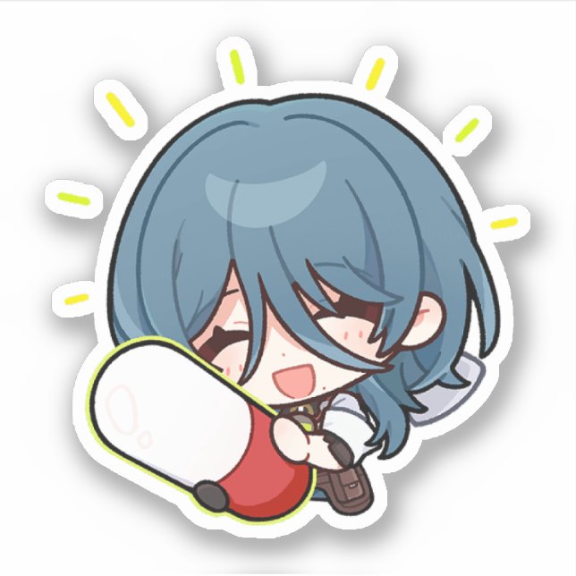 Sticker Honkai Star Rail Chibi Natasha (Devant)