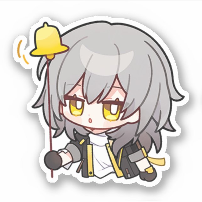 Sticker Honkai Star Rail Chibi Stelle (Devant)