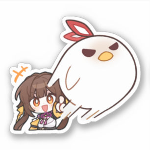 Sticker Honkai Star Rail Chibi Sushang Phoenix