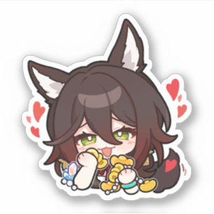 Sticker Honkai Star Rail Chibi Tingyun