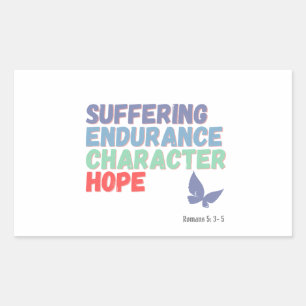 Sticker Hope de personnage endurcissant