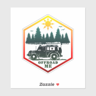 Sticker HORS ROUTE MOI Wilderness