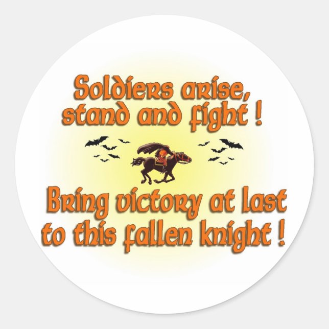 Sticker Horseman sans tête (Devant)