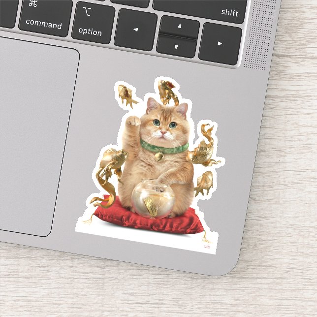 Sticker Hosico Maneki-neko (Détail)