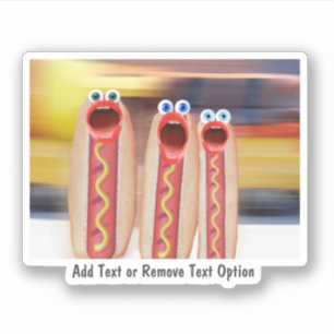 Sticker Hot Dogs Weenie People