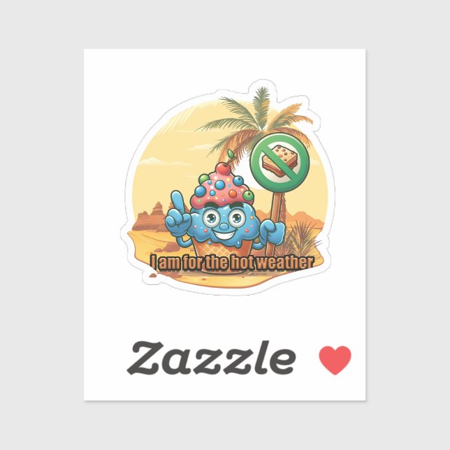 Sticker Hot Weather Hero (Feuille)