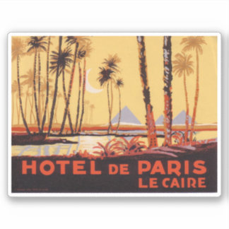 Sticker Hotel de Paris Cairo