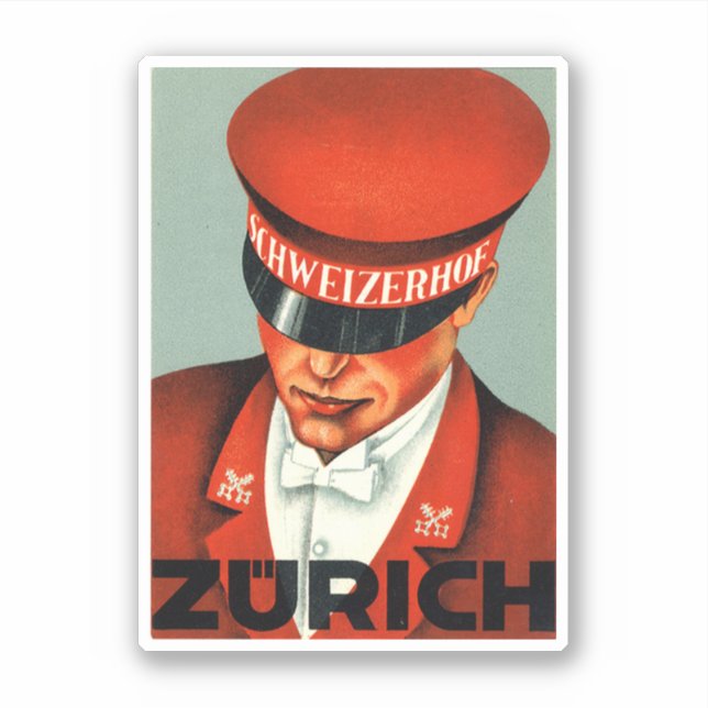 Sticker Hotel Schweizerhof Suisse (Devant)