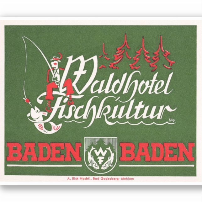 Sticker Hôtel Wald Allemagne (Devant)