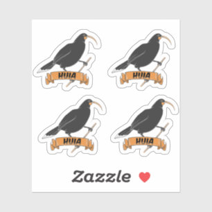 Sticker Huia New Zealand Bird