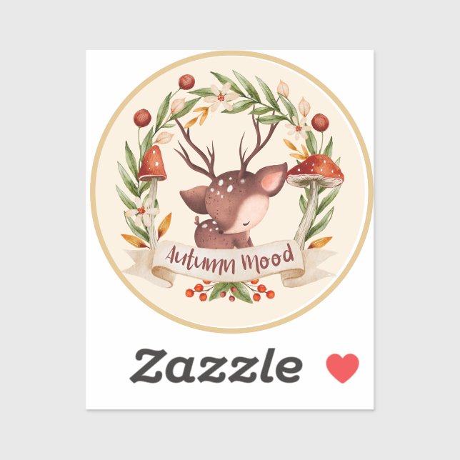 Sticker Humeur d'automne Halloween (Feuille)