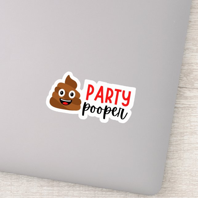 Sticker Humoristique Pooper (Créateur téléchargé)