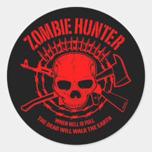 Sticker Hunter Zombie