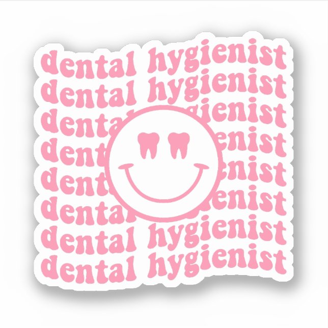Sticker Hygiène dentaire Hygiène dentaire Santé buccodenta (Devant)