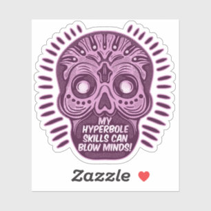 Sticker Hyperbole Funny ANGLAIS LANGUE