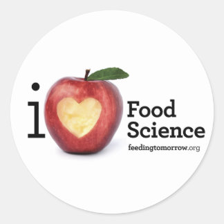 Sticker "I Heart Food Science"