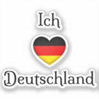 "I heart Germany" "J'aime l'Allemagne" German