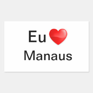 Sticker I love Manaus