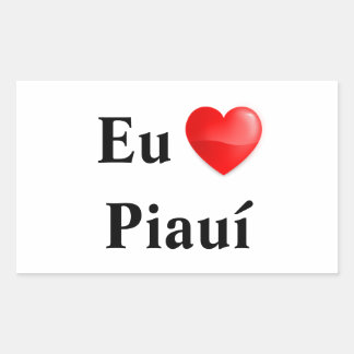Sticker I love Piauí