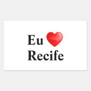 Sticker I love Recife