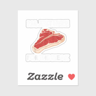 Sticker I Love Steak Cadeau Ribeye House
