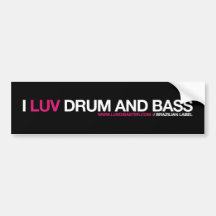 Sticker I LUV DNB