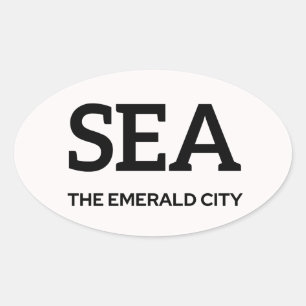 Sticker IATA Seattle 1